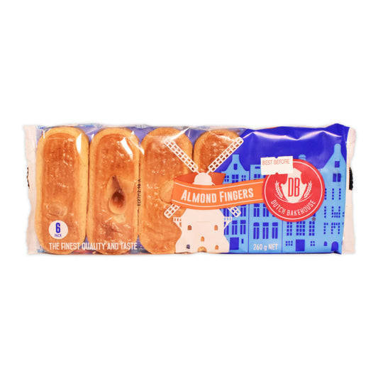 Dutch Bakehouse Almond Finger 260g | Harris Farm Online