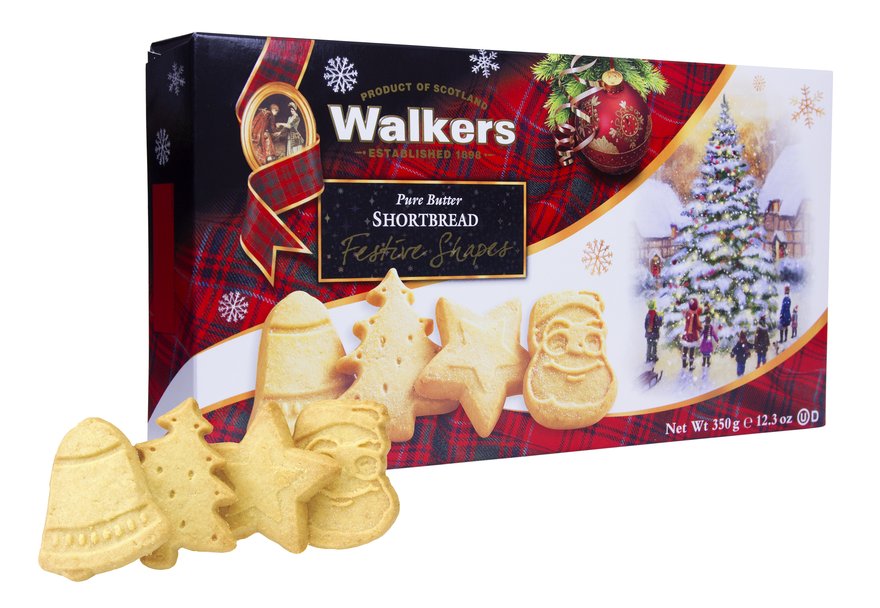 Walkers Festive Shapes Shortbread | Harris Farm Online