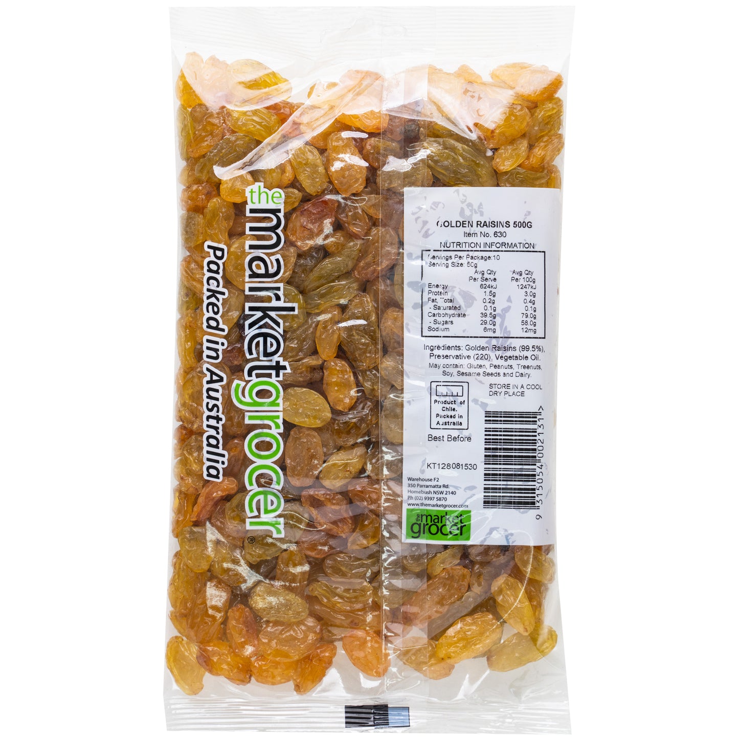 The Market Grocer Raisins Golden | Harris Farm Online