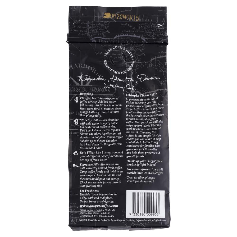 Jasper Ground Coffee Ethi 250g , Grocery-Coffee - HFM, Harris Farm Markets
 - 2