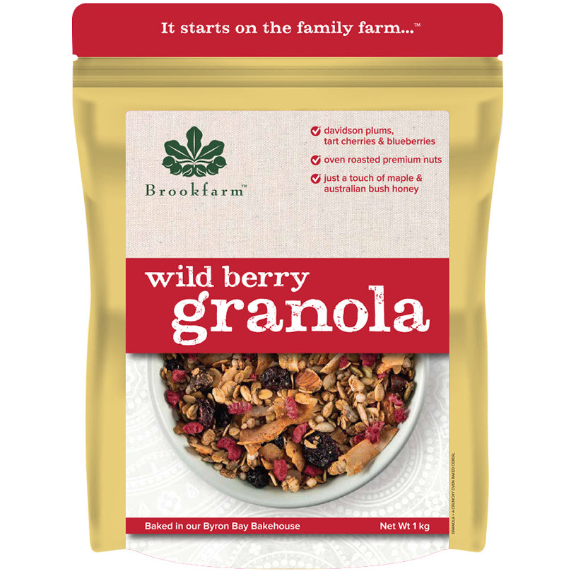 Brookfarm Wild Berry Granola 1kg