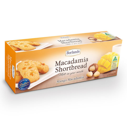 Borlands Mango Macadamia Shortbread | Harris Farm Online