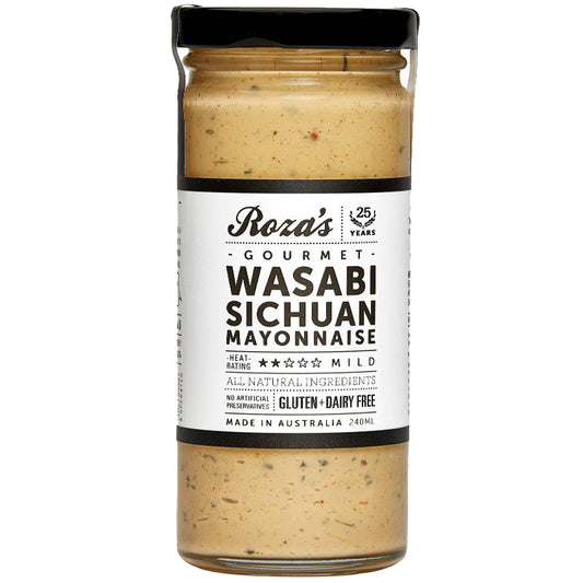 Roza's Gourmet Wasabi Sichuan Mayonnaise | Harris Farm Online