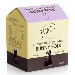 Gingerbread Folk Chocolate Gingerbread Bunny Folk | Harris Farm Online