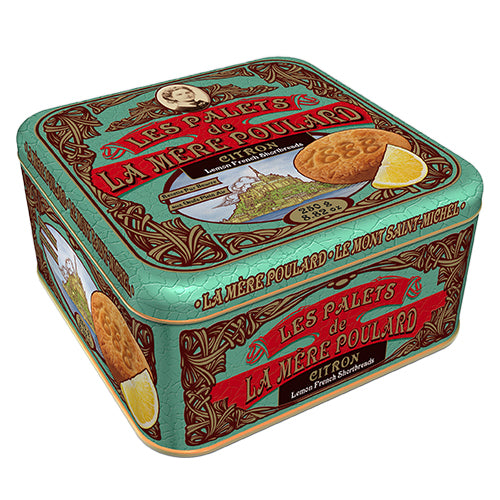 La Mere Poulard Lemon French Shortbreads Tin | Harris Farm Online