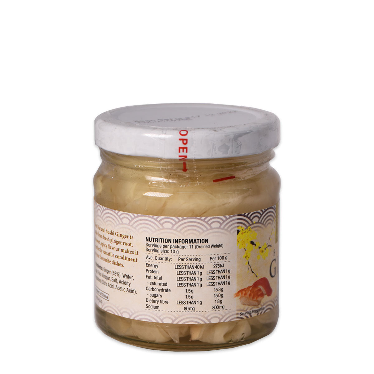 Kura Sushi Ginger 190g | Harris Farm Online 