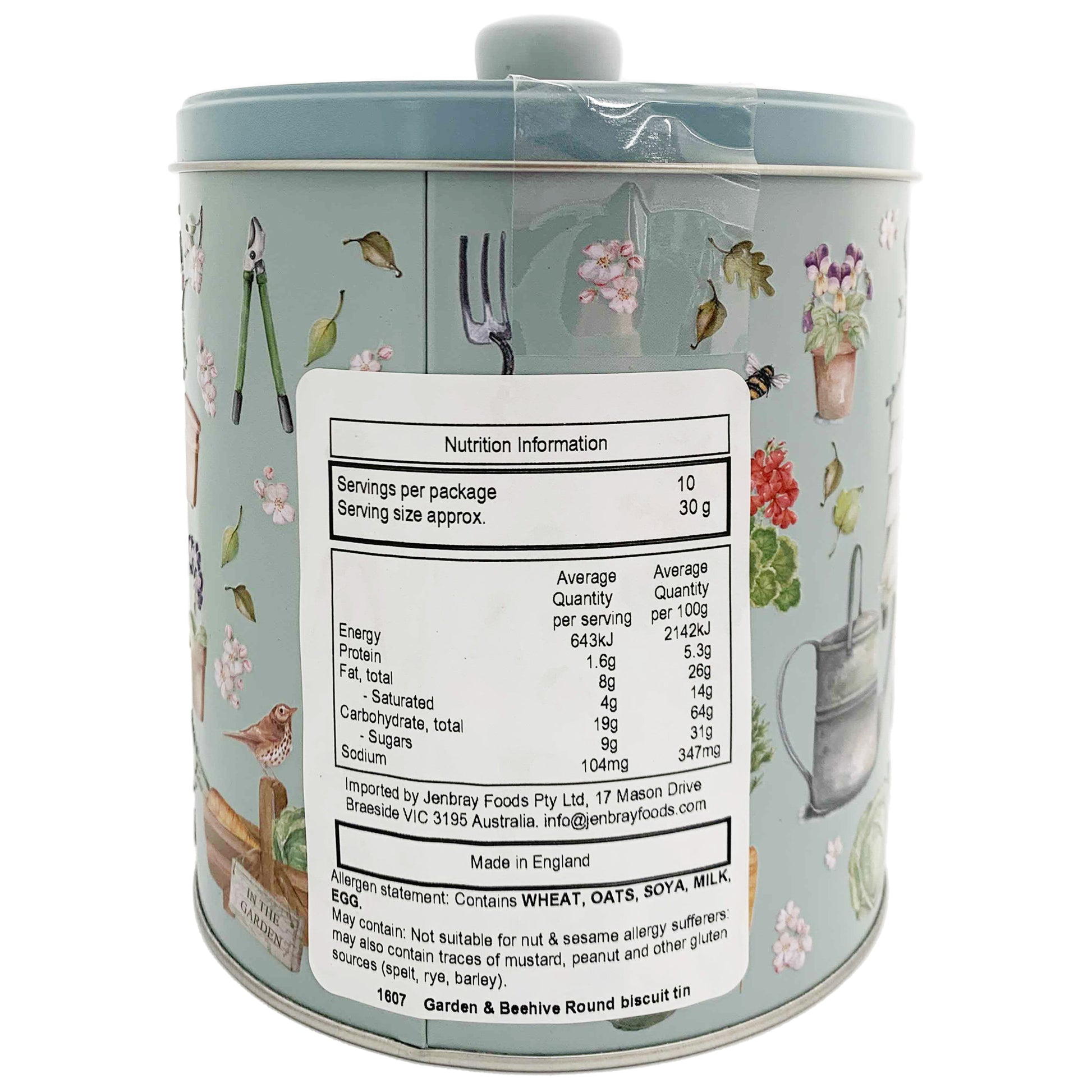 Grandma Wild Assorted Biscuits Garden and Beehive Round Tin | Harris Farm Online