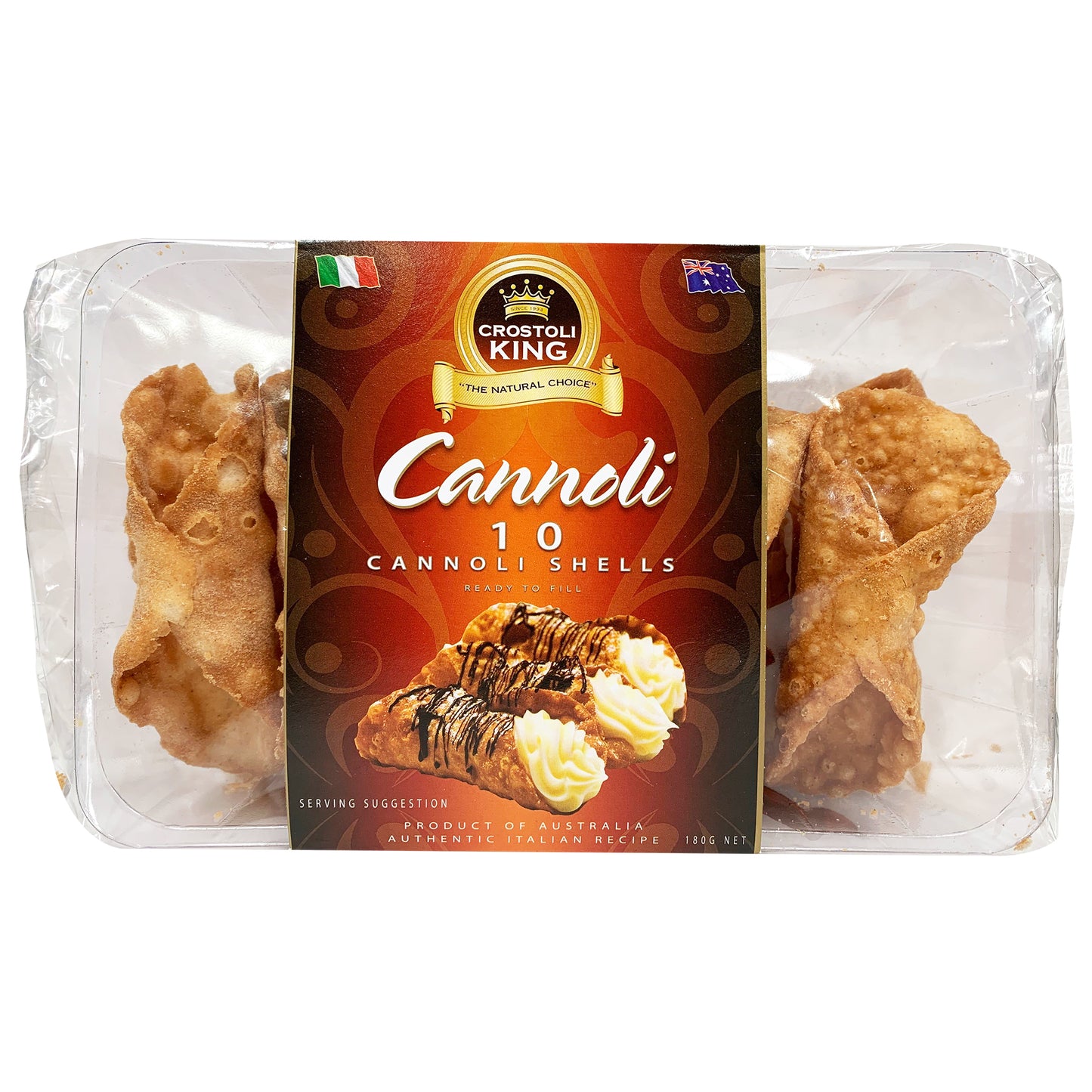 Crostoli King Cannoli Shells x10 150g