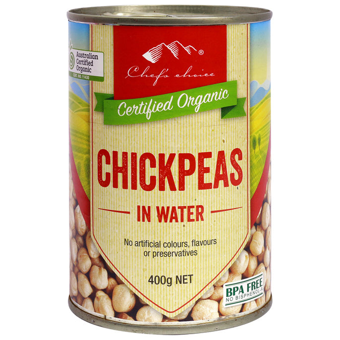 Chef's Choice - Organic Chickpeas - In Water | Harris Farm Online