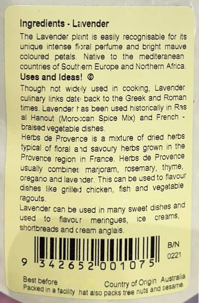 Spice and Co Lavender | Harris Farm Online