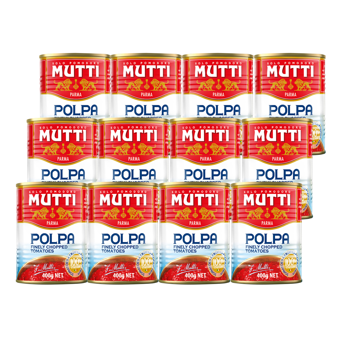 Mutti Polpa Finely Chopped Tomatoes 12 x 400g