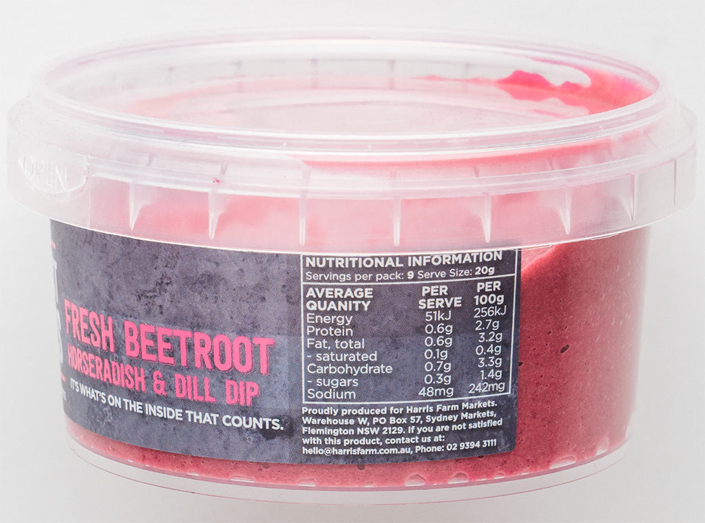 Imperfect Pick Beetroot and Dill Dip 180g