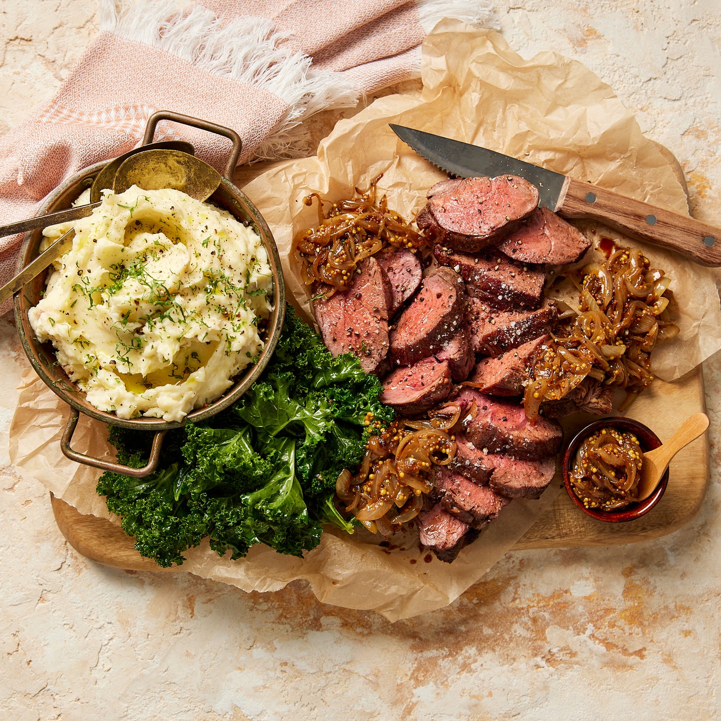 Beef Eye Fillet - with Parsnip & Potato Mash