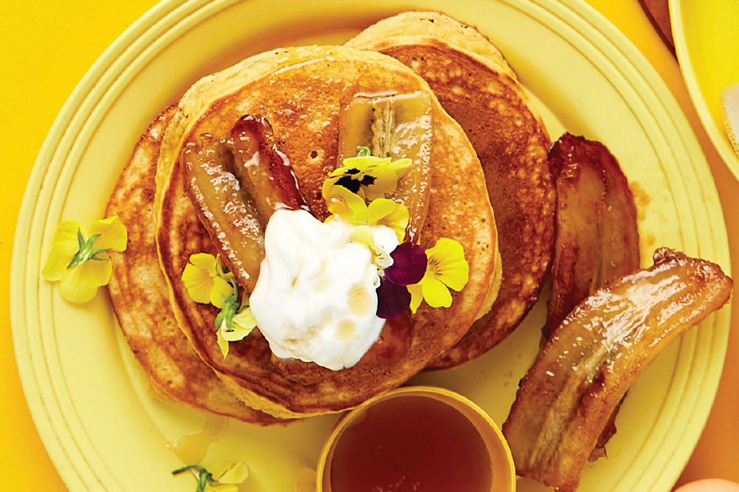 Vanilla Yoghurt & Banana Pancakes | Harris Farm Online