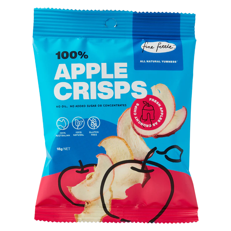 Fine Fettle Apple Crisps 18g