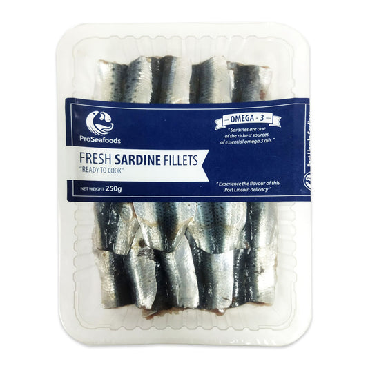 Fish in the Family Fresh Butterfly Sardine Fillets min 250g | Harris Farm Online