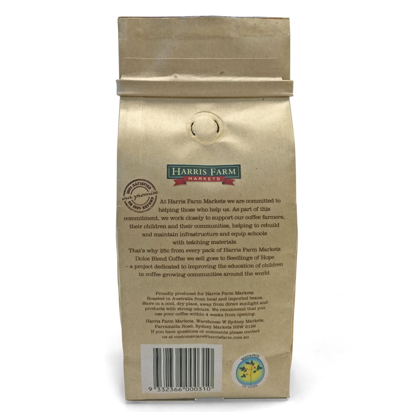 Harris Farm Coffee Beans Dolce Expresso 250g , Grocery-Coffee - HFM, Harris Farm Markets
 - 2