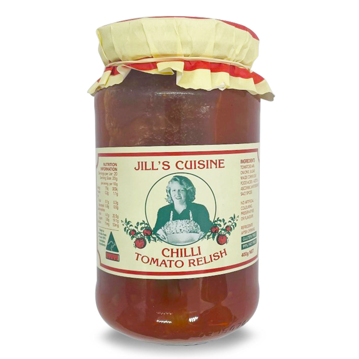 Jill's Cuisine Chilli Tomato Relish 400g | Harris Farm Online