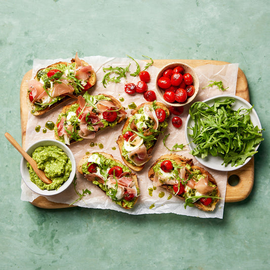 Crostino - with Prosciutto and Avocado Pesto | Harris Farm Online