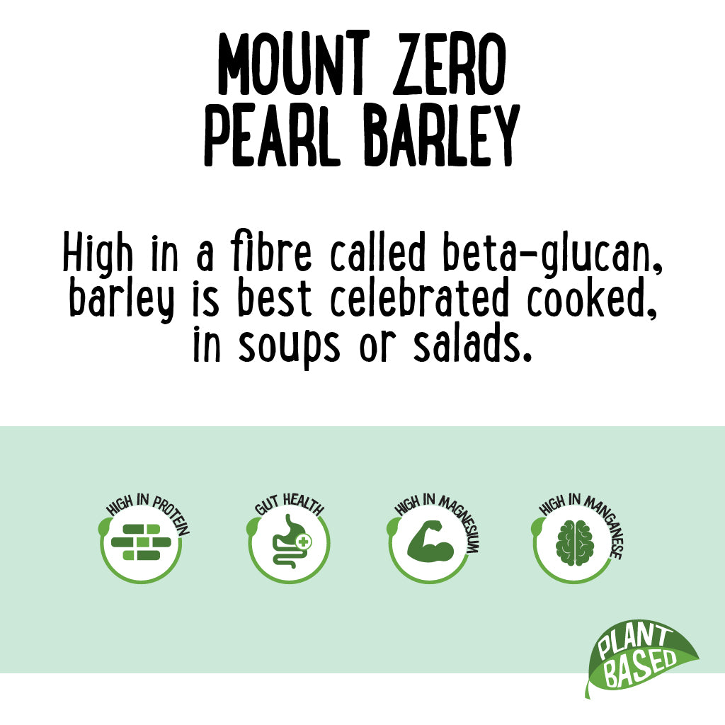 Mount Zero Bio-Dynamic Pearl Barley 500g