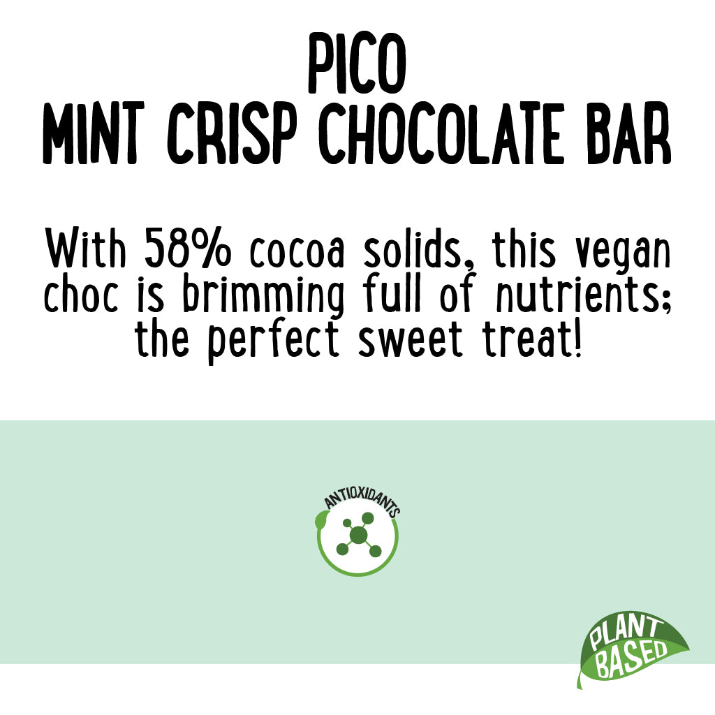 Pico Mint Crisp Dark Chocolate 80g