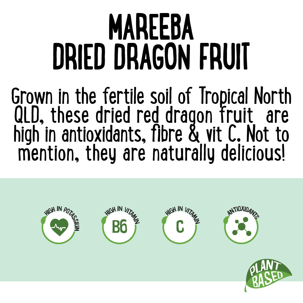 Mareeba Orchards Dried Red Dragon Fruit 57g