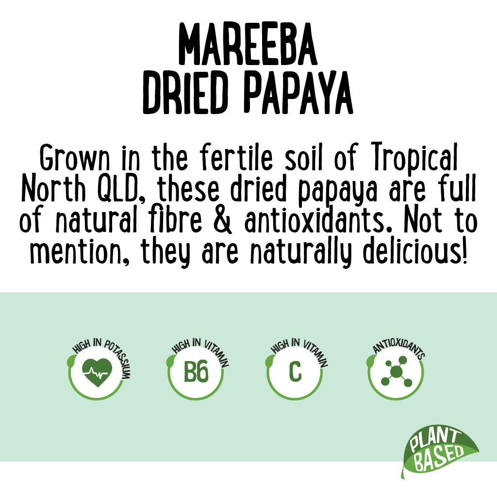 Mareeba Orchards Dried Red Papaya 43g