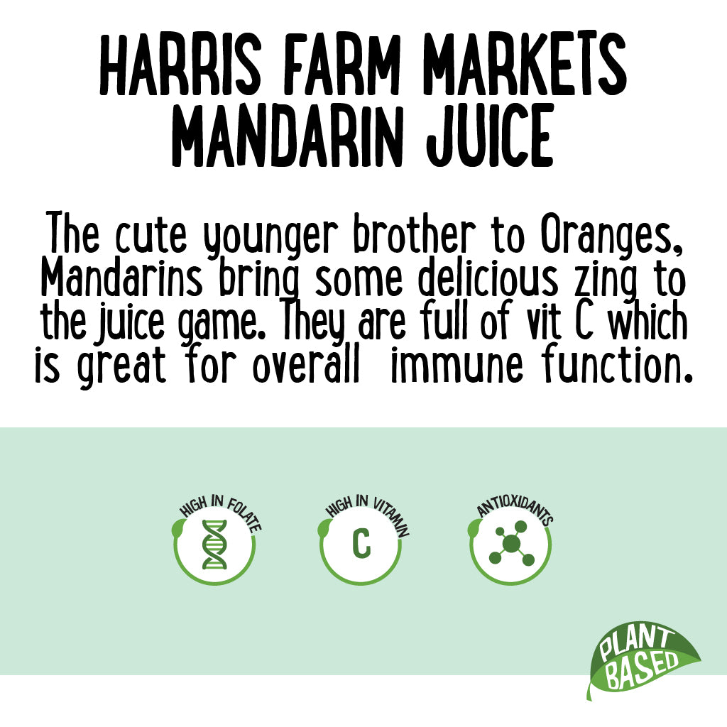 Harris Farm Freshly Squeezed Mandarin Juice 1L