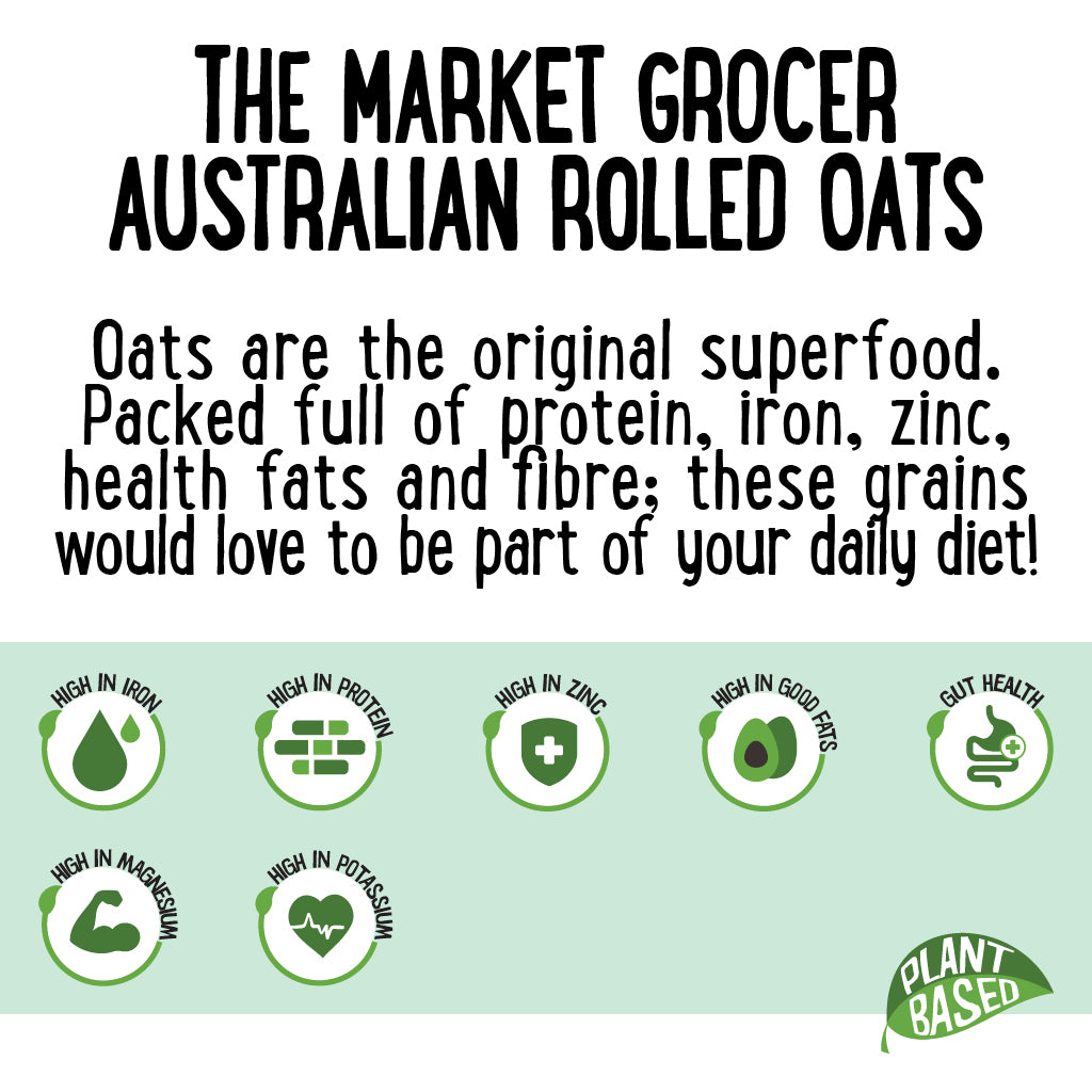 The Market Grocer Australian Rolled Oats 750g