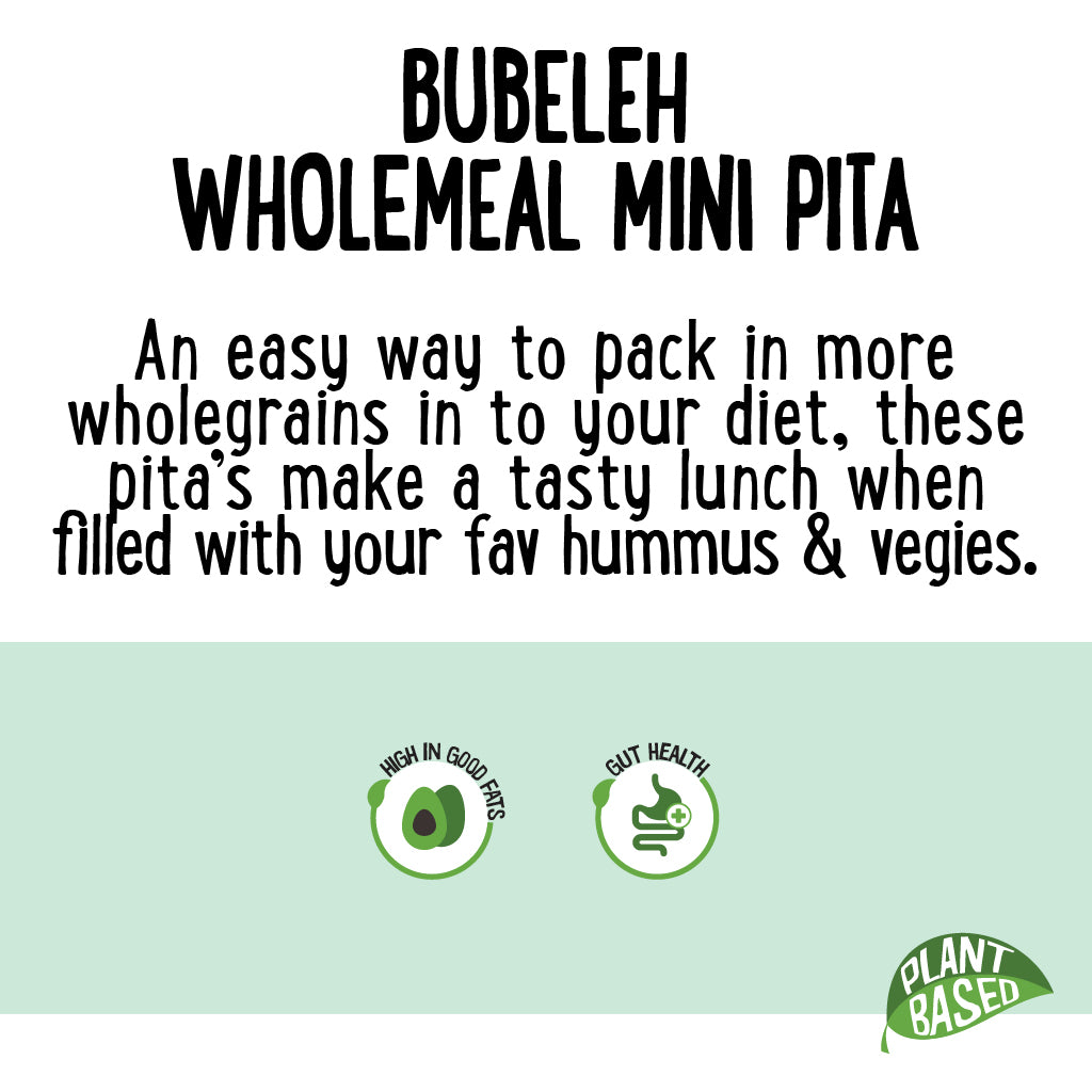 Bubeleh Bakery Wholemeal Mini Pita x5 300g