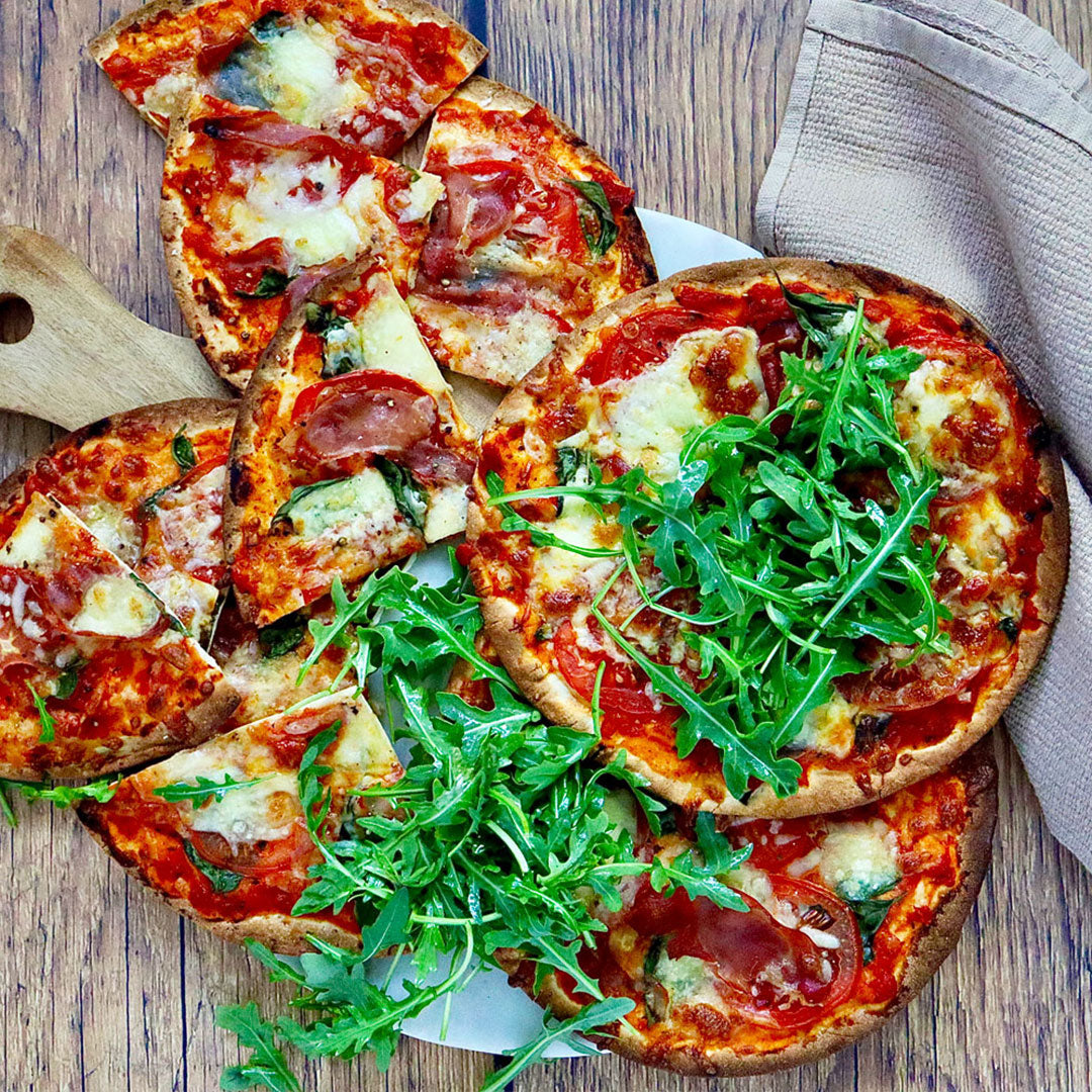 Prosciutto Pizza - with Fior Di Latte and Rocket Salad | Harris Farm Online