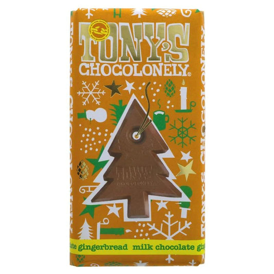 Tony's Chocolonely Milk Chocolate Gingerbread 180g