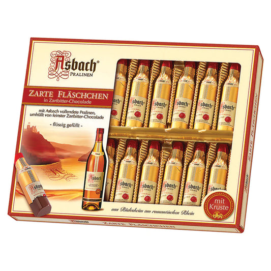 Asbach Brandy Christmas Bottles Chocolate 250g