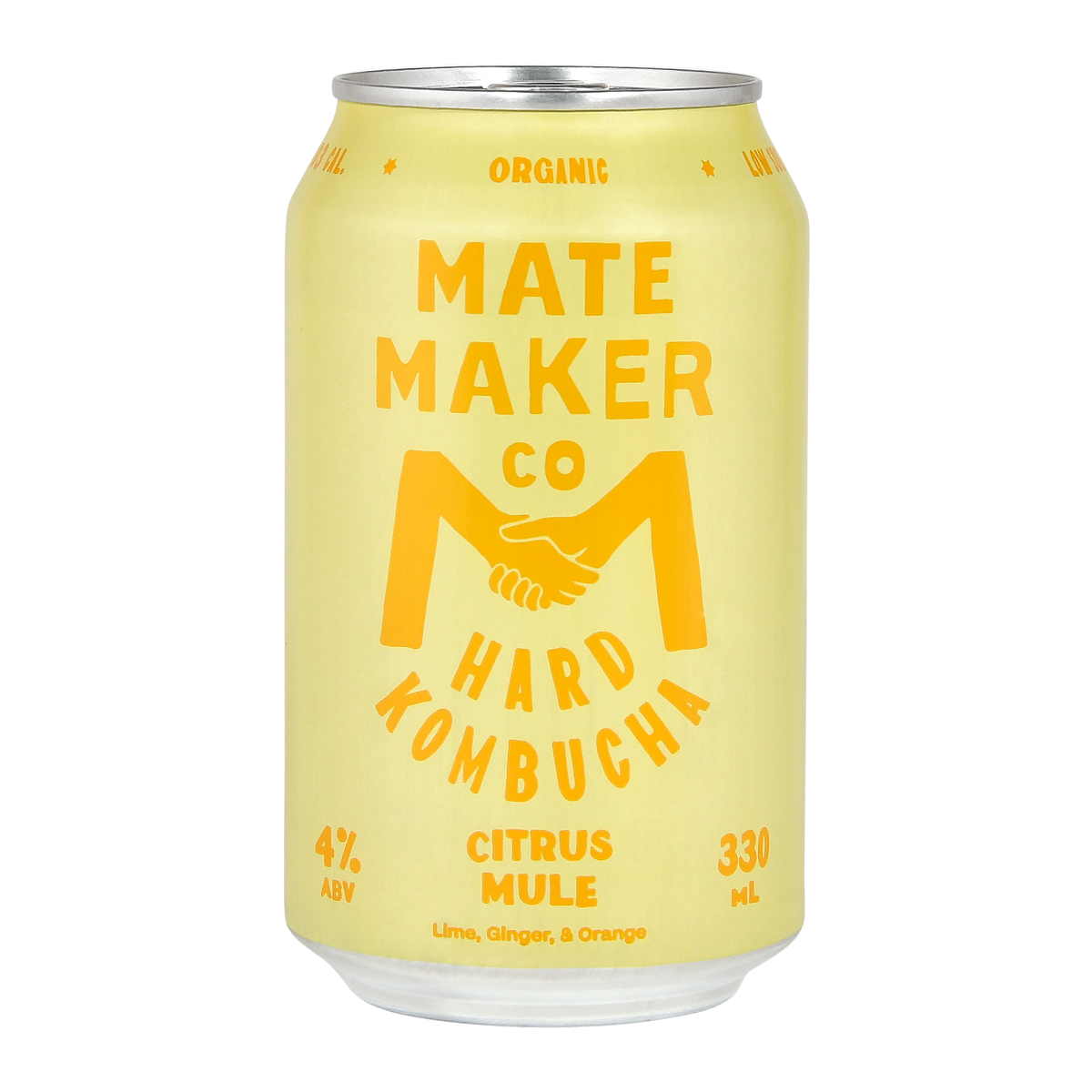 Mate Maker Hard Kombucha Citrus Mule 4 x 330ml