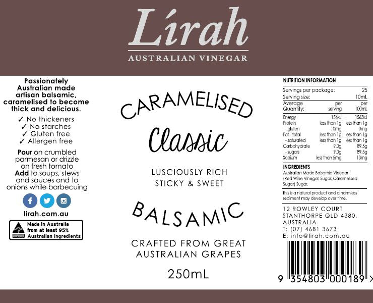 Lirah Caramelised Balsamic Vinegar | Harris Farm Online