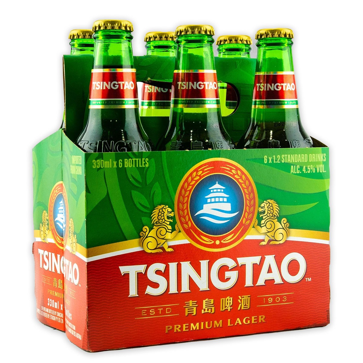 Tsingtao Lager 6 x 330ml | Harris Farm Online