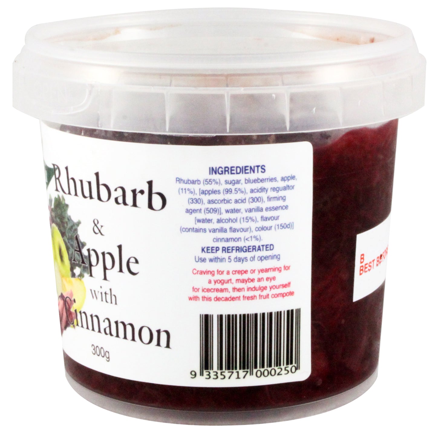 Vegetali Rhubarb and Apple with Cinnamon 300g