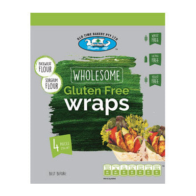 Old Time Bakery Wholesome Gluten Free Wraps 250g