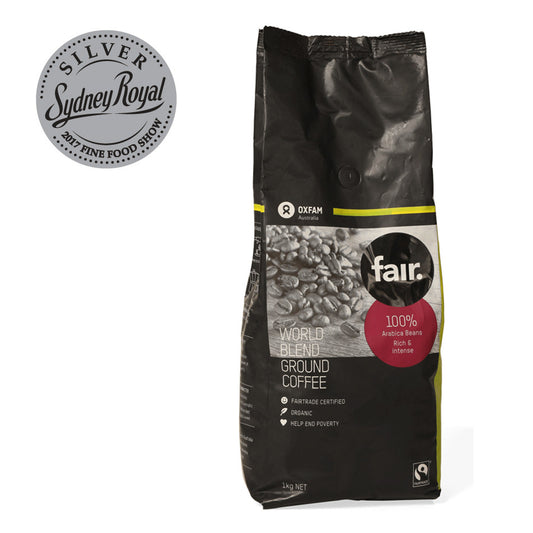 Oxfam World Blend Coffee Ground 1kg